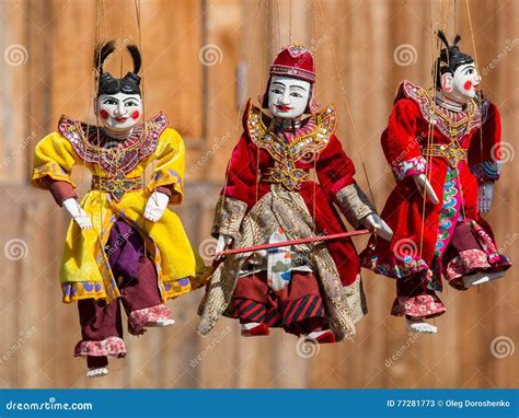 String Puppet Myanmar Tradition Dolls Stock Image Image Of Burmese