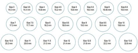 Ring Size Chart Guide How To Measure Your Ring Size At Home