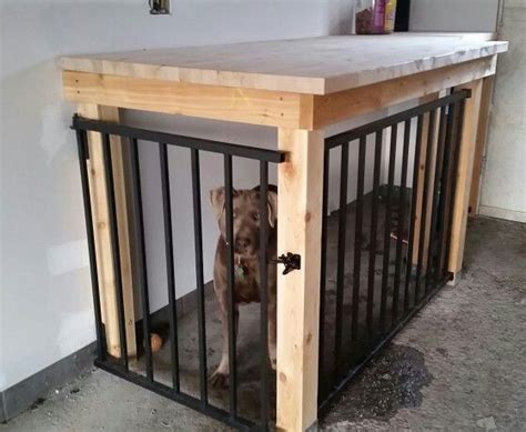 Garage Dog Kennel Workbench Designed By Undercutter Indoor Dog Kennel