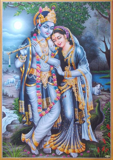 Radha Radhaji With Shri Krishna Poster Big Size 20x30 Inch • 699