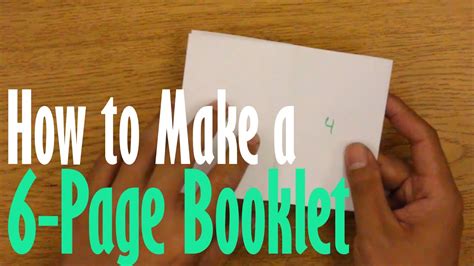 My kids have made many mini stories with these. How to Make a 6-page Booklet - YouTube