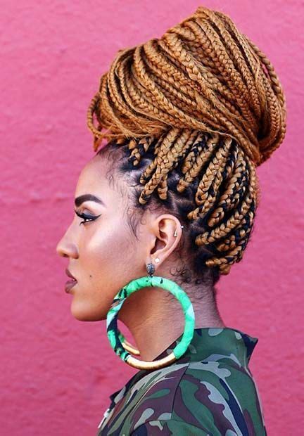 43 Pretty Box Braids With Color For Every Season Stayglam Box