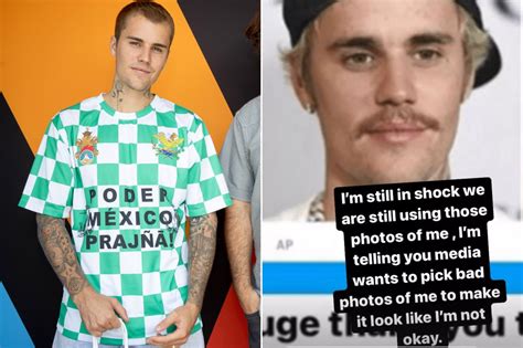 justin bieber wants media to stop using photos of him sick