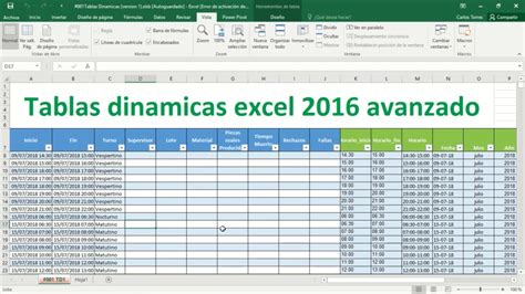 🔥 Tablas Dinamicas Excel 2016 👍 Avanzado Pdf Gratis 2019 Youtube