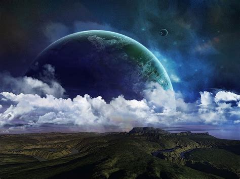 Sci Fi Planet Rise Hd Wallpaper Peakpx
