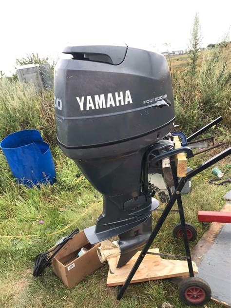 Yamaha 100 Hp Outboard Engine Long Shaft Four Stroke In Rochester