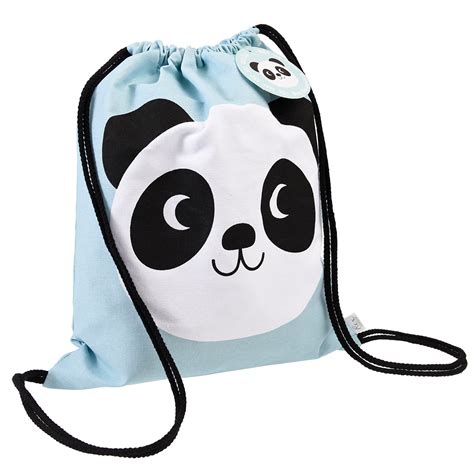 Miko The Panda Drawstring Bag Rex London Dotcomtshop