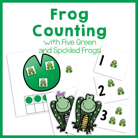 Frog Counting Printables → Royal Baloo Counting Early Math Frog