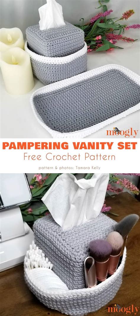 Pampering Vanity Set Free Crochet Pattern Your Crochet