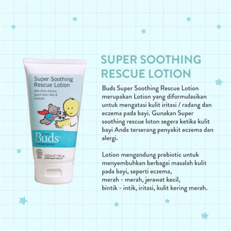 Jual Buds Soothing Organics Super Soothing Rescue Lotion 50ml