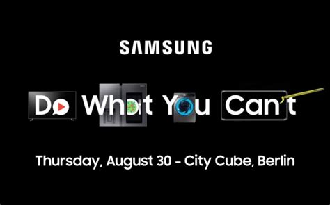 Samsung Schedules Ifa Press Conference For August 30 News