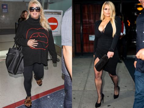 jessica simpson before and after weight gain