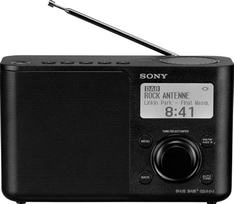 Sony Xdr S61d Portable Radio Rechargeable Dab Black Skroutzcy