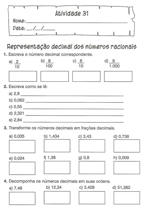 Atividades De MatemÁtica 3° 4° 5° Ano ExercÍcios Imprimir Iv