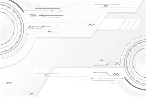 Free Vector White Technology Wallpaper