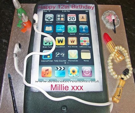 Ipod Touch Cake Decorated Cake By Debscakecreations Cakesdecor