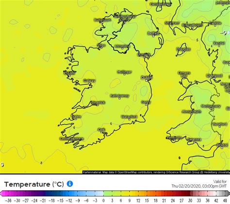 Irish Weather Forecast Met Eireann Issue Status Yellow Rain Warning For Four Counties As