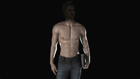 Shirtless Ethan Winters Include 3rd Person Addon