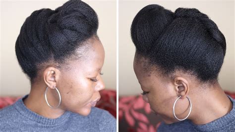 Style Your Natural Hair In 10 Minutesprotective Styling Youtube