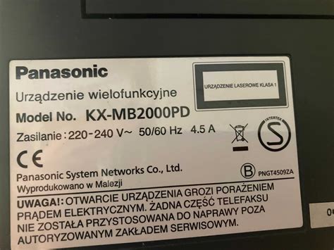 Drukarka Ksero Skaner Panasonic KX MB2000PD Sprawna Warszawa Praga