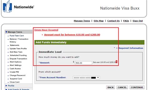 Furthermore, adults can access the account online for. Nationwide Visa Buxx $200 Reload Limit Now Live