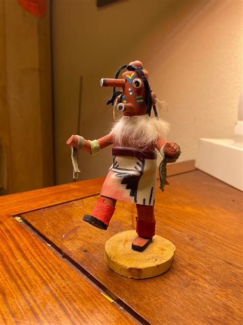 Mudhead Dancer Kachina Doll Signed W Etsy