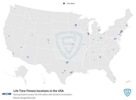 Number Of Life Time Fitness Locations In The Usa In 2023 Scrapehero
