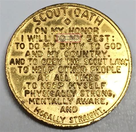 C3537 Boy Scouts Bronze Medal 50th Anniversary 1960