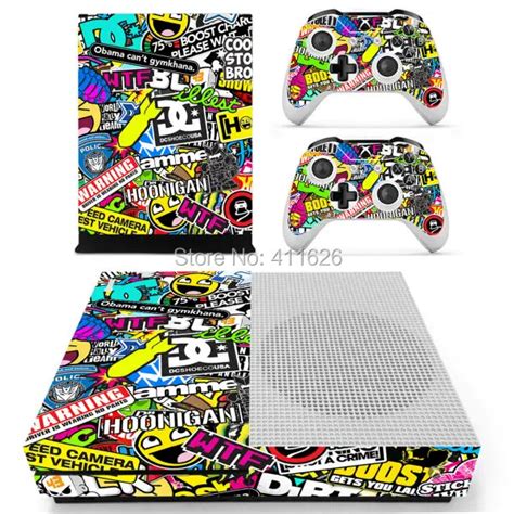 Oststicker Hot Selling Sticker Bomb Vinyl Decal Cover For Xbox One S