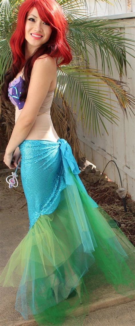 22 adult ariel costumes that ll make you feel like halle bailey mermaid costume diy ariel