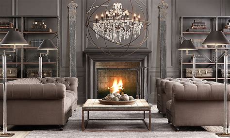 20 Amazing Living Rooms Inspired By Restoration Hardware House Styles