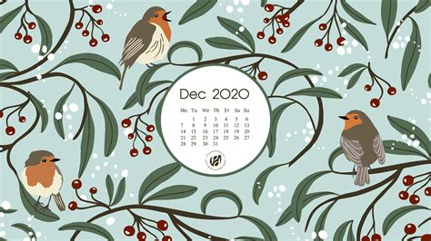Free Download December 2020 Free Calendar Wallpapers Printable Planner