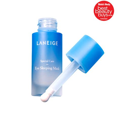 Relieve puffy morning eyes with caffeine and wake up an. skincare - Eye Sleeping Mask | LANEIGE SG