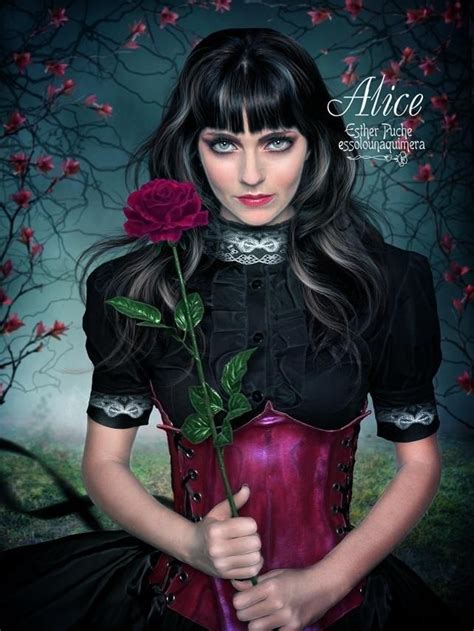 Alice By Estherpuche Art Fantasy Life Dark Fantasy Dark Beauty