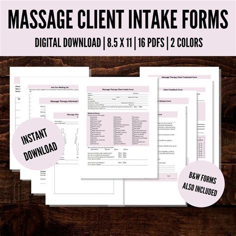Are You A Massage Therapist That Is In Need Of Massage Therapy Consent Forms Get All The