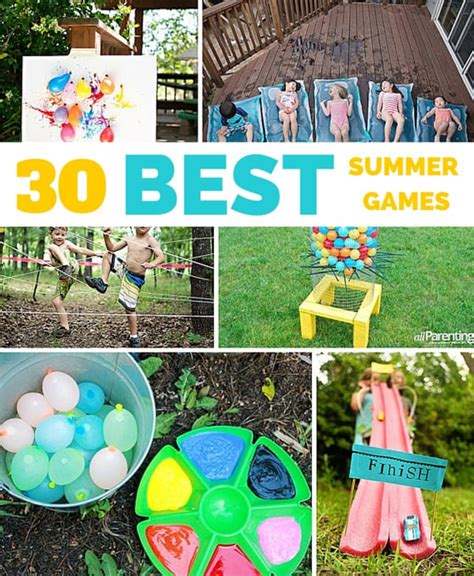 30 Best Outdoor Summer Games And Activities For Kids