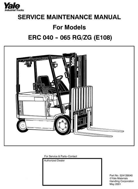 Yale erc030 af/ag/bg, erc040 af/ag/bg electric forklift truck a814 series workshop service manual. Yale Wiring Diagram - Wiring Diagram Schemas