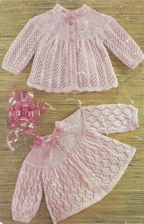 These knit rompers shared by marta porcel from creativaatelier.com are ideal for breezy summer days. Free Almost PDF Instant Download baby matinee coats knitting pattern 17 to 19 inch (646) | Baby ...