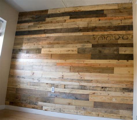 Pallet Wall I Did In My Apartment Pallet Walls Pallet Projects Wall