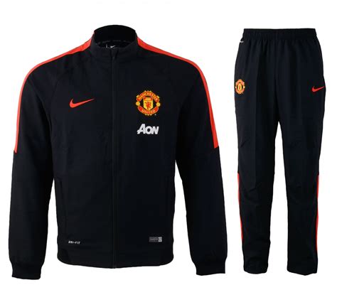 Manchester united fußball trainingsanzug mufc nike football presentation suit. Nike Manchester United Squad Sideline Woven Warm-Up ...