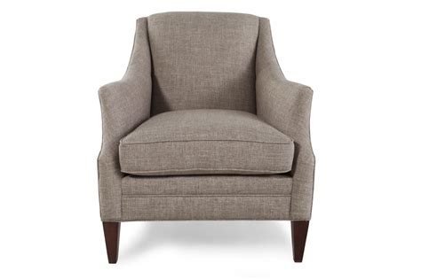 Sloped Arm Club Chair In Gray Mathis Brothers Furniture