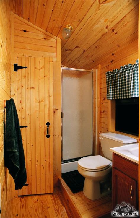 Try using wall hooks instead of towel bars to fit more towels on a wall and help them dry a. Small Log Homes | Cabin bathroom decor, Small cabin ...