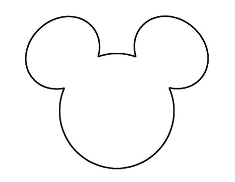 Mickey Mouse Template Mickey E Minnie Mouse Mickey Mouse Crafts