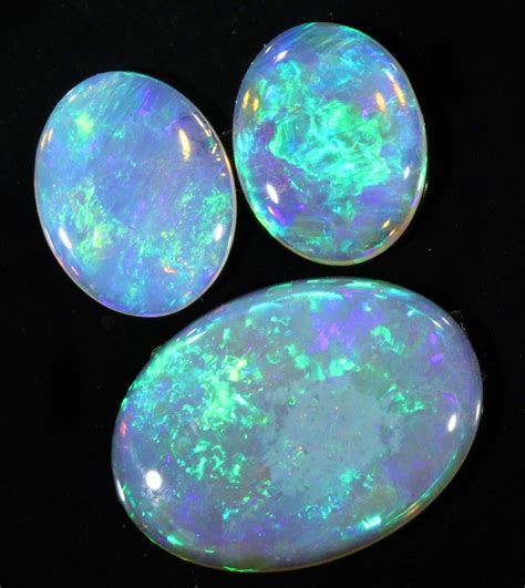 549cts Set 3 Matching Clean Crystal Fire Opals Su1371 Fire Opal