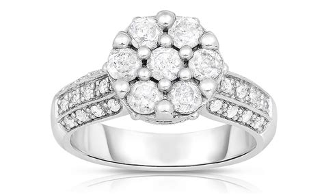 1 25 CTTW Diamond Ring Groupon Goods