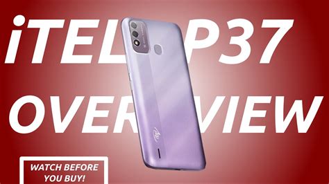 Itel P37 Overview Specs And Price Youtube