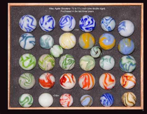 Alley Agate Marbles Vintage Toys Agate