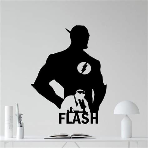 Adesivo Decorativo Superhero Comics Flash Elo7