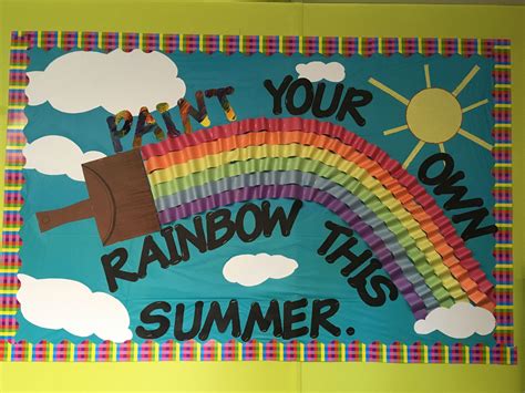 Love This Summer Bulletin Board For My Classroom Counseling Bulletin