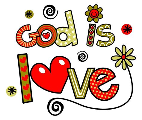 God Is Love Doodle Text 3272309 Vector Art At Vecteezy